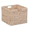 Household Essentials 11" Square Hyacinth Wicker Basket